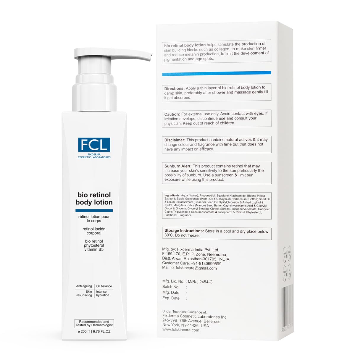 FCL Bio Retinol Body Lotion - Image 2